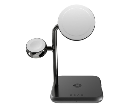 Ładowarka i akumulator ZENS Aluminium 4w1 MagSafe 15W, Apple Watch 5W, QI 5W, USB-C 18W ZENSZEAPDC0100